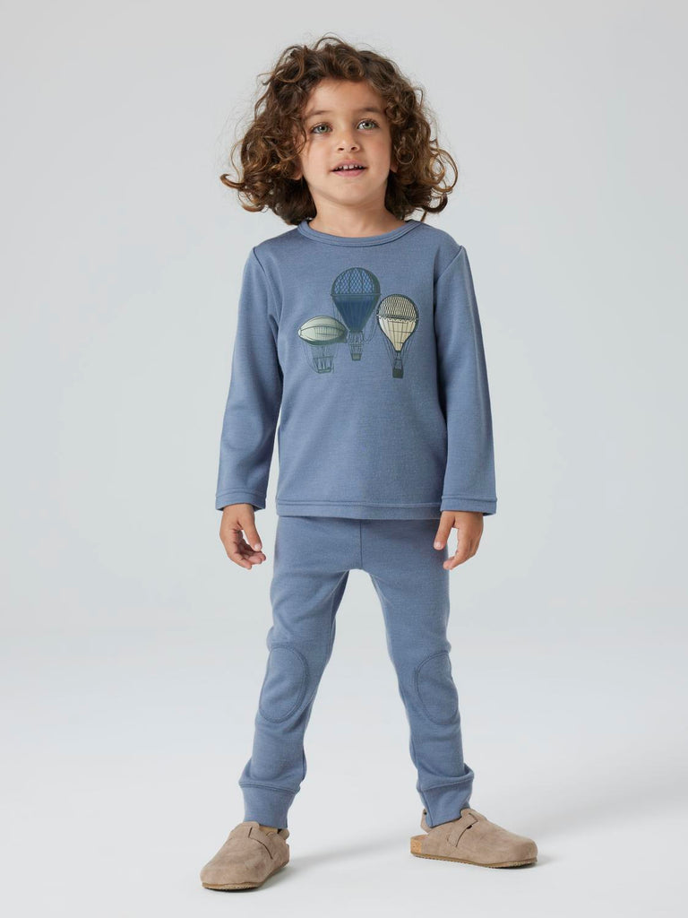 NAME IT Babyjongens Leggings – Warme Riblongjohns Van Wolmix