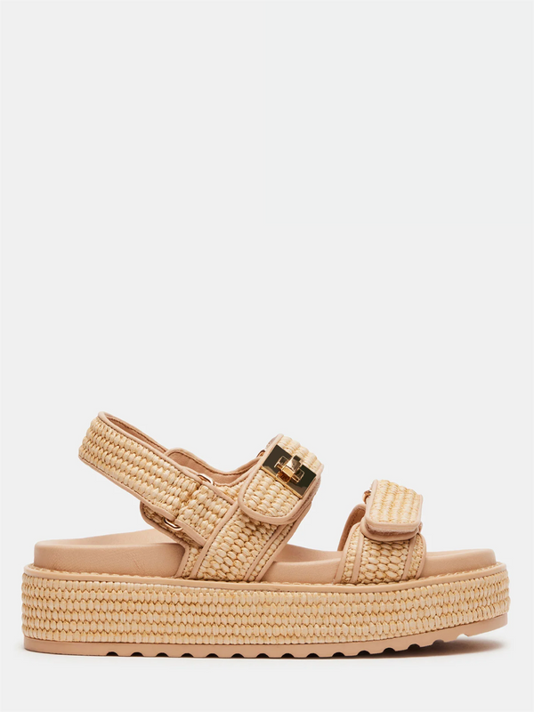 Steve Madden - Bigmona Sandal - Nat Raffia