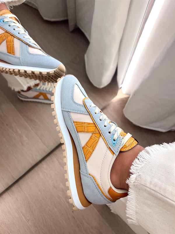 ASFVLT - GATE - Blue/Beige/Cognac Croc