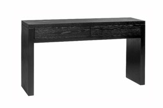 HomeFactory - Konsoll bord London sort eik m/skuff B: 140, D: 36, H: 7 ...